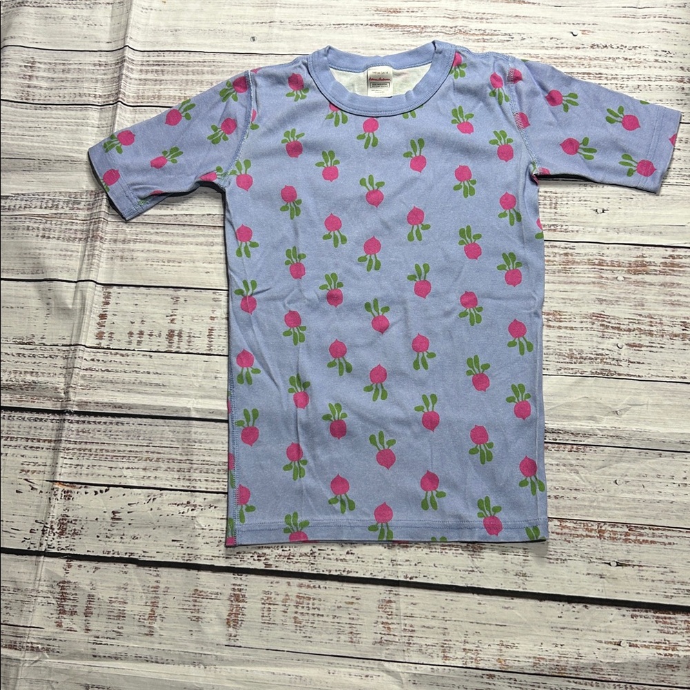 Hanna Andersson Pajama Set - Blue and Pink - Picture 2 of 4